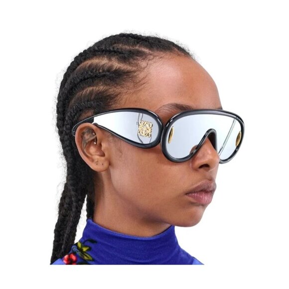NEW LOEWE LW40108I 01C MASK UNISEX SUNGLASSES - Picture 2 of 12
